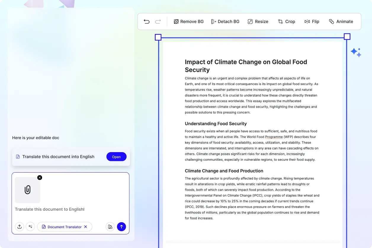 Free AI Translator Document Generator, Professional Multilingual Document Translation Tool